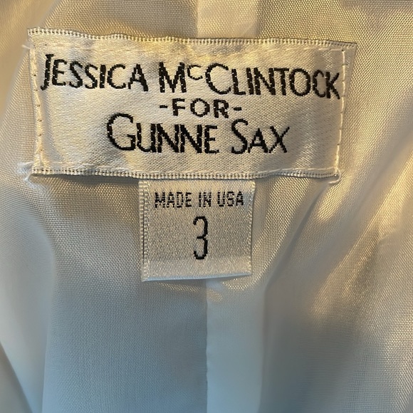 Vintage Jessica McClintock for Gunne Sax Cocktail Dress Size 3 - Picture 5 of 9